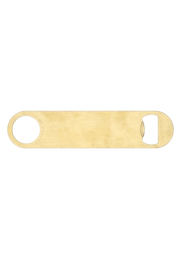 Ximistore9 304 Paslanmaz Çelik Kalın Kenar Açıcı, Kolay Kullanimlı Bira Kapağı Açıcı, Dayanıklı Bardaq Tipi Açıcı Altın