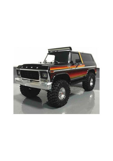 Didadodo 1/10 Ölçekli Rc Araçlar İçin 48 Ledli Metal Çatı Barı - 3 Işık Modu, Scx, Trx-4, D90 Uyumlu