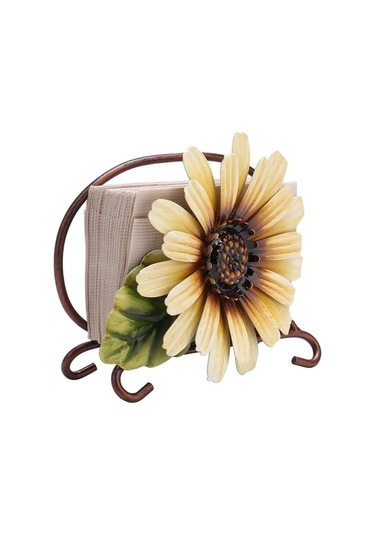 Xianwen Geeroyoo Şık Papatya Desenli Demir Peçetelik - Modern