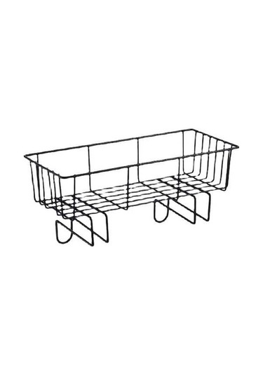 Pazly Tuvalet Üstü Depolama Rafı - Kendinden Yapışkanlı Banyo Rafı, Duş Düzenleyici Şampuan Sepeti Siyah