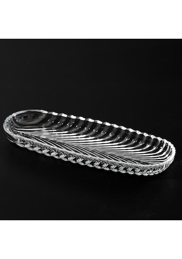 Porsima 1258 Santa 28 Cm Cam Sunum Tabağı Servis Tabağı