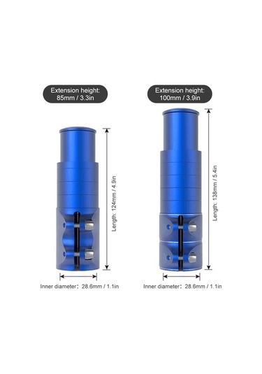 Artfulabode Yükseltici Yükseltici Yükseltici Uzatma Uzatıcı Sürüşü Stem Stem Mavi Gidon Forku Boyun Bisiklet Bisiklet Bisiklet Bisiklet Başlığı Alüminyum Alaşımlı Adaptörü Ca Mavi