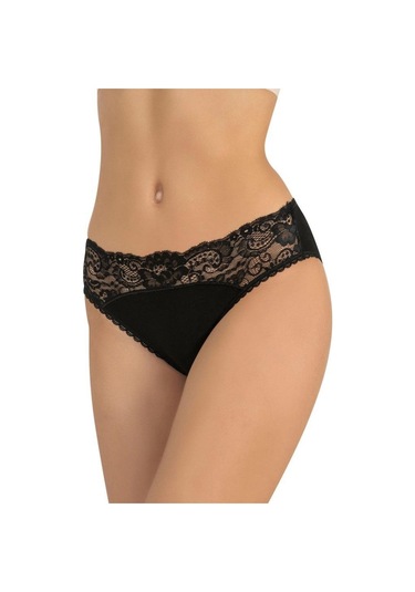 Fabony Bayan Dantelli Bikini Külot 1170 Siyah