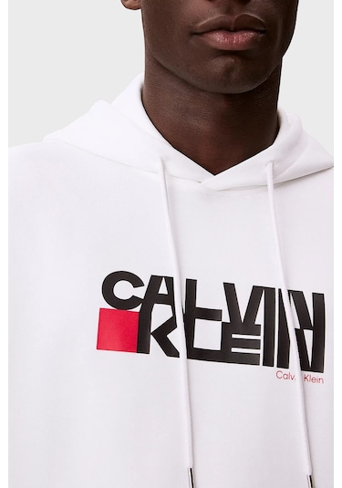 Calvin Klein Erkek Sweat Lv04rd258g Yaf Beyaz Beyaz