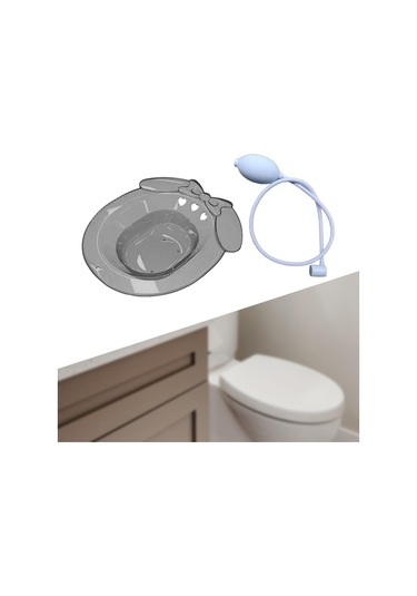 Pazly Suntek Klozet Kapağı Için Sitz Banyosu - Duş Odası Için Pratik Çözüm Diğer