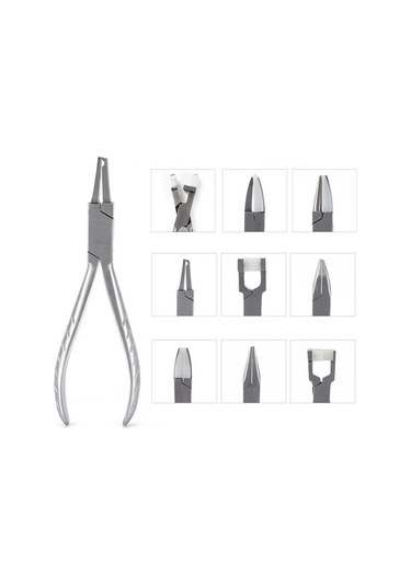 Pazly Yg-1008 Gözlük Tamir Aleti, Pense, Burun Ve Şakak Pedi, Paslanmaz Çelik, Dayanıklı, Kullanışlı, Kısa Boyutlu