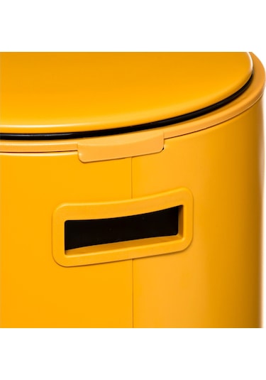 5five Çöp Kovaları Simply Smart Delta 30 Lt Metal Sarı