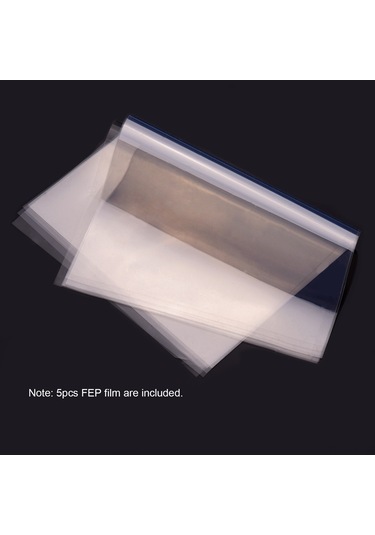 Kangvka Sla/dlp 3d Yazıcı Uyumlu Fep Filmi - Şeffaf, 0.1mm Kalınlık, 280x200mm Boyut, 5 Adet Paket