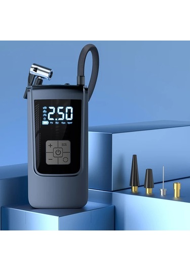 Dashanshop Kablosuz Portatif Hava Kompresörü 150psı Usb Şarjlı Bisiklet Araç Lastik İnflator