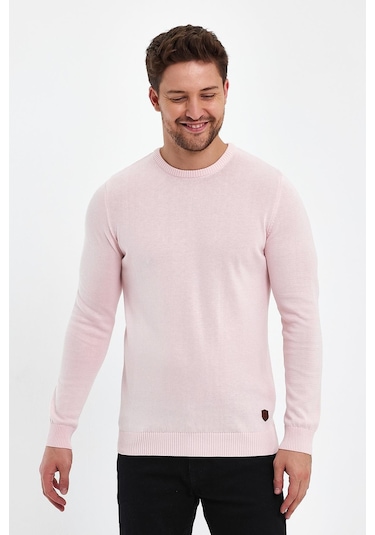 Alexandergardı Bisiklet Yaka Triko Kazak, Pembe E20-18907 001