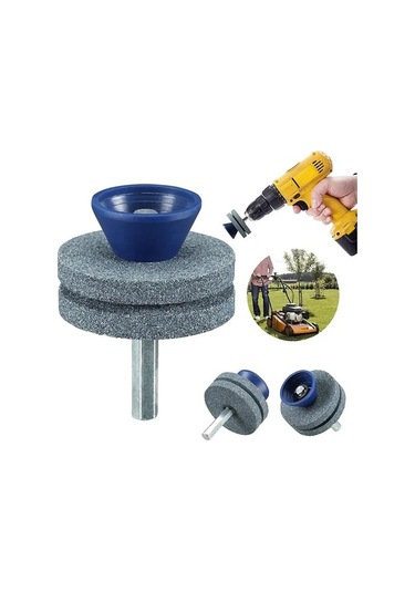 Didadodo Çift Katlı Elektrikli Matkap Tipi Çim Biçme Makinesi Bileme Başlığı - Metal Taşlama Ve Parlatma İçin