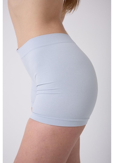 Moncorno Model Popo İnceltici İz Yapmayan Seamles Boxer Korse Açık Mavi Renk Açık Mavi