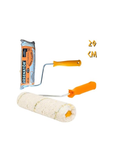 Desenatör Extra Plastik İç-dış Cephe Boya Rulosu - 20 Cm