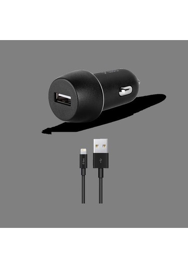 Ttec SmartCharger 2.1A Araç Şarj Aleti ve Lightning Kablo Siyah -2CKS20LS