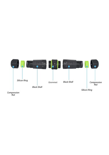 Dişi - Dişi Ip68 Su Geçirmez 3.0 Usb-a Konnektör