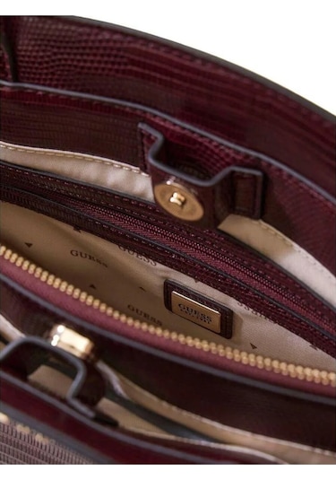 Guess Melinda Kadın El Ve Çapraz Çanta Hwkl9933060 Bordo