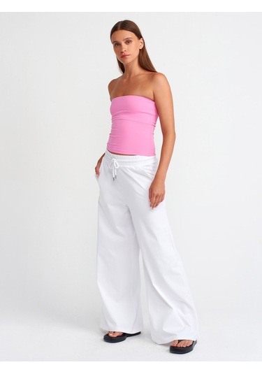 Dilvin Crop Top 101a20659 Pembe
