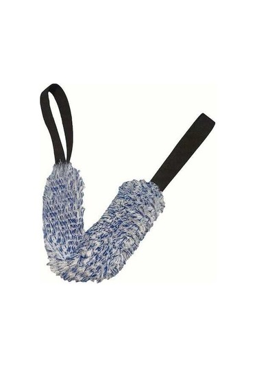 Fastbuy Turcoshop11 Mavi Çift Taraflı Mikrofiber Araba Tekerlek Temizleme Havlusu Uzun Kayış Jant Fırçası