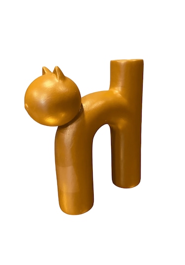Seramik Kedi Vazo Vz262-8