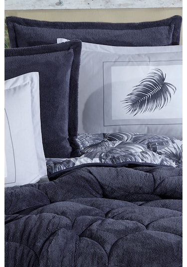 Nordqueen Wellsoft Tek Kişilik Uyku Seti Çift Taraflı Puma Lacivert