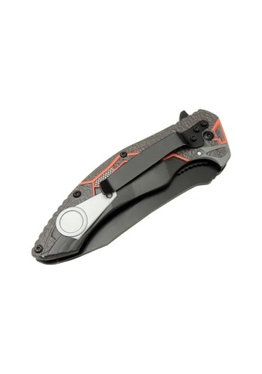 Kapaklı Çakı 21 Cm Yarı Otomatik , Kemerlikli Çok Renkli