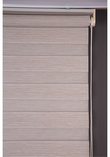 Oba Perde Bambu Pileli Zebra Perde Beyaz 120 x 190