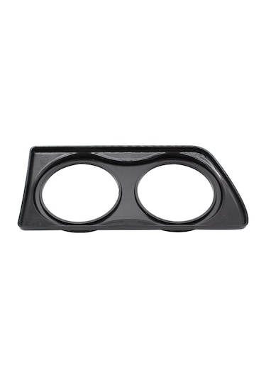 Geeroyoo Vauxhall Astra H Mk5 İçin Siyah Plastik Çift Gösterge Çerçevesi - 15.5x8x2.5cm Boyutunda, 38g Ağırlık