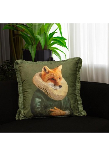 Mr. Fox Tilki Yastık/kırlent Dolgu Boncuk Elyaf, Ulusl. Yıkama Ve Solmama Sertifikası Çok Renkli