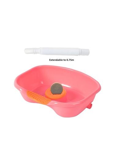 Besthome1 Yatağa Uygun Şampuan Tutarak Kuru Şampuanlama Tutanak, Yaşlı/hasta Bakımı, Postpartum Kadınlar İçin Konforlu, Taşınab Pembe