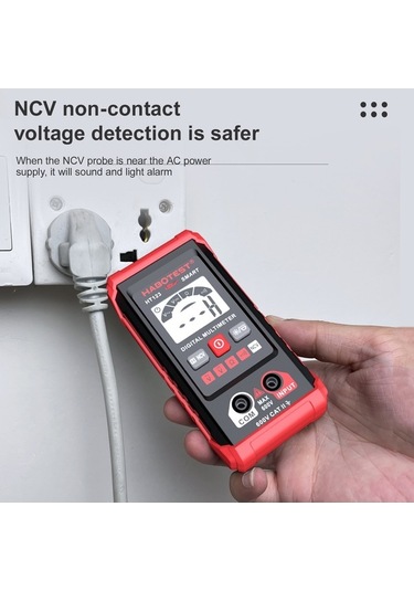 Diğer Habotest Ht123 Otomatik Aralık Multimetre, 2.000 S Siyah & Kırmızı