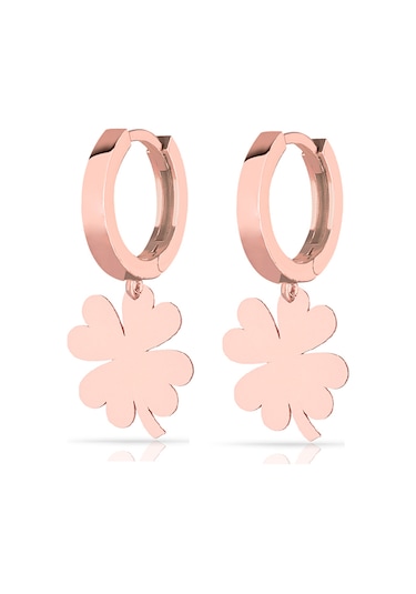 Azuris 925 Ayar Gümüş Şans Yonca Küpe N11.15399