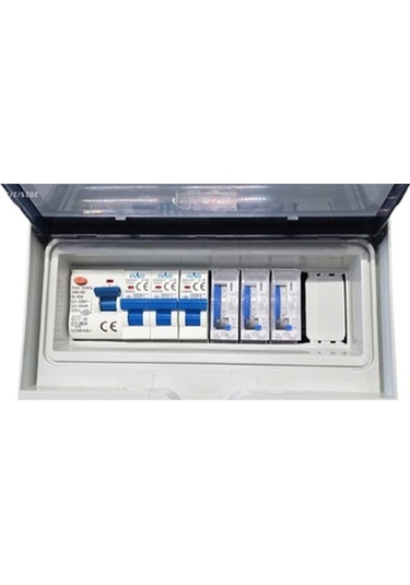 Havuz Kumanda Panosu 2 Pompa 1 Grup Lamba Kaçak Akım Rölesi, Zaman Saati Monofaze-toptancıyızbiz