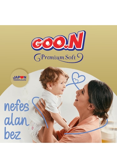 Goon Premium Soft Bebek Bezi 3 Numara Fırsat Paketi 76 Adet