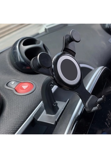 Xuweiwei Mercedes Smart Fortwo Forfour 453 Araba Telefon Tutucu Gravity 453 Mobil Telefon Tutacağı Dönebilen Kol Abs Malzeme Gösterge Paneli Montajı