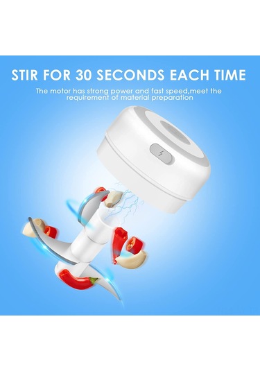 Shineyee Usb Şarjlı Mini Elektrikli Yemek Dilimleyici - 250ml, 304 Çelik Bıçak, Tam Gövde Su Geçirmez, Mutfak Aracı Yeşil