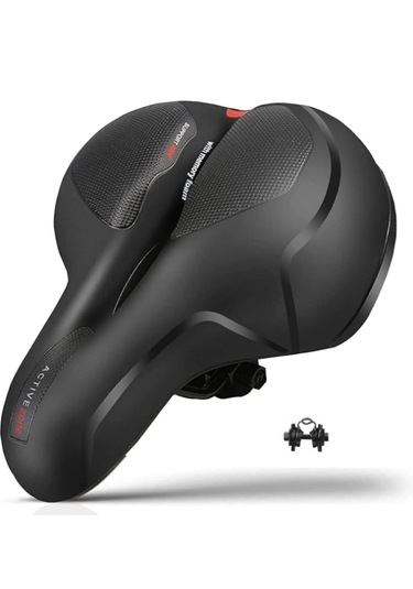 Bisiklet Koltuğu Kırmızı -Siyah