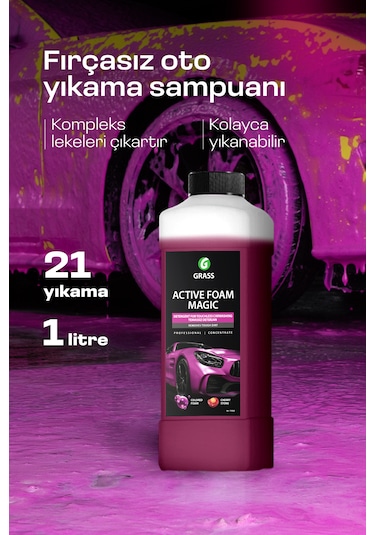 Active Foam Magic 1l - Hızlı Köpüren Renk Değiştiren Fırçasız Oto