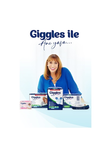 Giggles Yetişkin Emici Külot Hasta Bezi Medium 1 Paket 9 Adet M