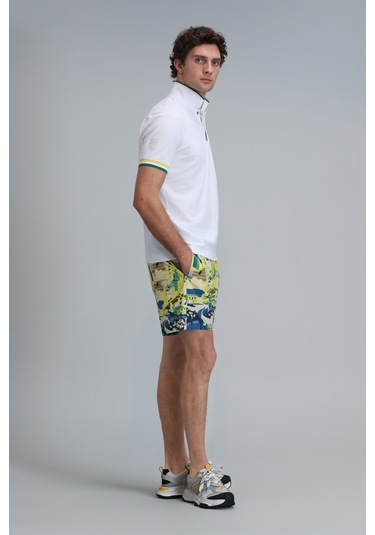 Lufian Vıev Erkek Deniz Şortu Sarı Sarı 111220100100900 Sarı