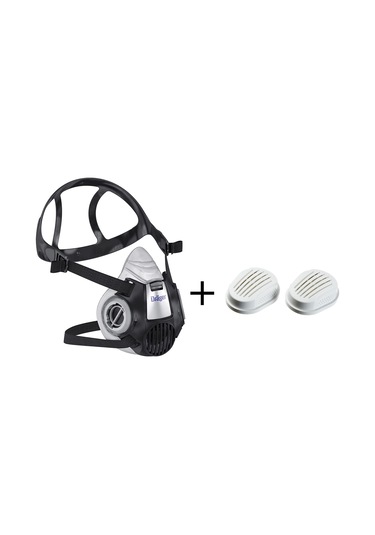 Drager X-Plore 3300 Yarım Yüz Maskesi + P3 Filtre