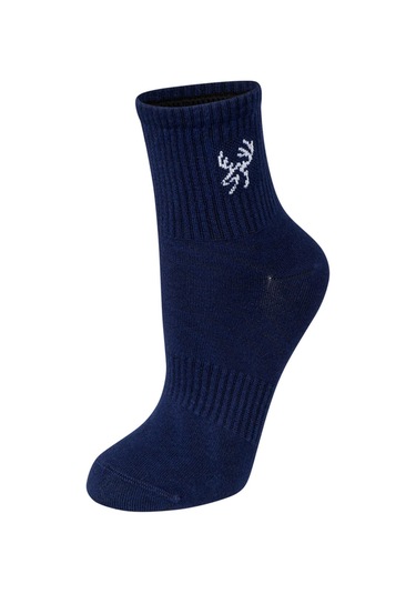 2as Kısa Bambu Spor Çorap Lacivert