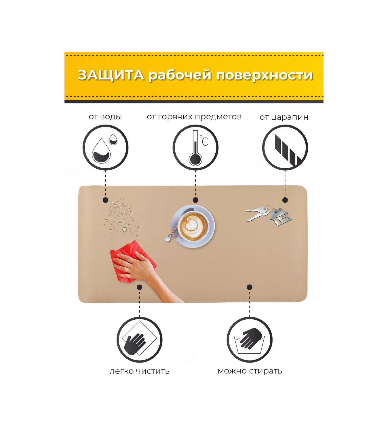 Fumıroomı Masa İçin Büyük Fare Pedi 80x40 39552732