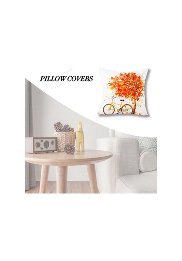 Kangvka Kumaş Pamuklu 45x45 Cm Yastık Kılıfı, Seçenekli Desenler E Modeli , 100g Ağırlık, Tekli Paket Diğer