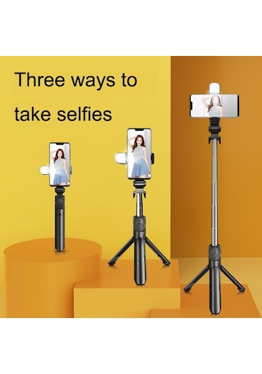 Cbtx Xt02p Mini Bluetooth Canlı Tripod Selfie Stick Beyaz