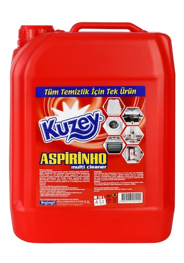 Kuzey Aspirinho Multi Cleaner Temzliyici 4 Lt Tekli