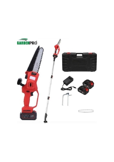 Gardenpro Vst9c208 Lityum Akülü Uzatma Aparatlı Budama Testeresi