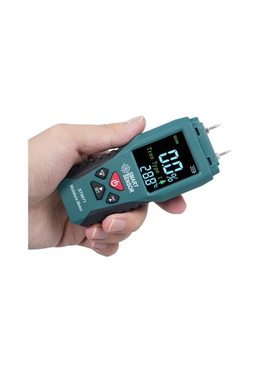 Tenfowee Yüksek Hassasiyetli St9671 Nem Ölçer - Ahşap, Bambu, Kağıt Ve İlaçlar İçin 4 Modlu Lcd Ekranlı