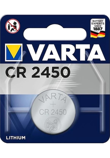 VARTA CR2450 3 VOLT LİTYUM PİL TEKLİ