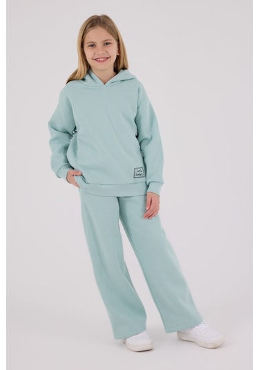 Rolypoly Kız Çocuk Yeşil Eşofman Takımı Rp3692-c-v3 Yeşil