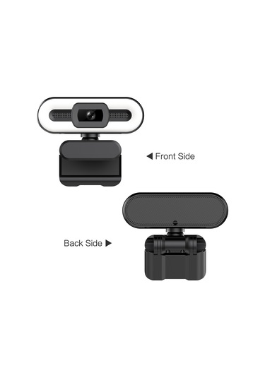 Monyee 2k Usb Webcam 3mp Cmos, Otomatik Plug & Play, Mikrofonlu Ve Işık Desteği İle Canlı Yayın/video Konferans